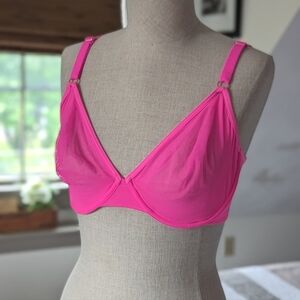 Hot Pink Underwire Bra